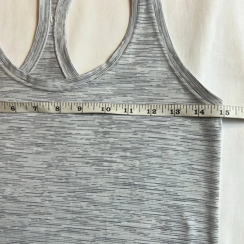 Lululemon Cool Racerback II Wee Are From Space Ice Grey Alpine White SZ 8
